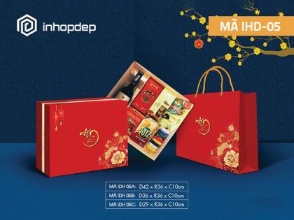 Bộ Túi & Hộp, Túi & Khay đựng quà Tết