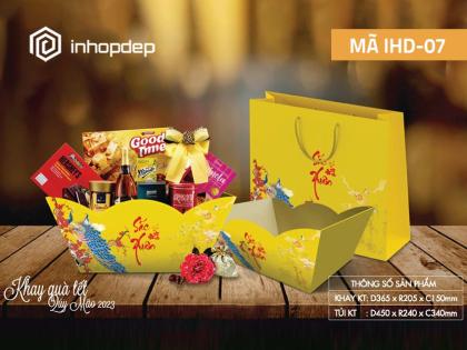 Bộ Túi & Hộp, Túi & Khay đựng quà Tết