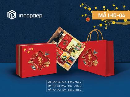 Bộ Túi & Hộp, Túi & Khay đựng quà Tết